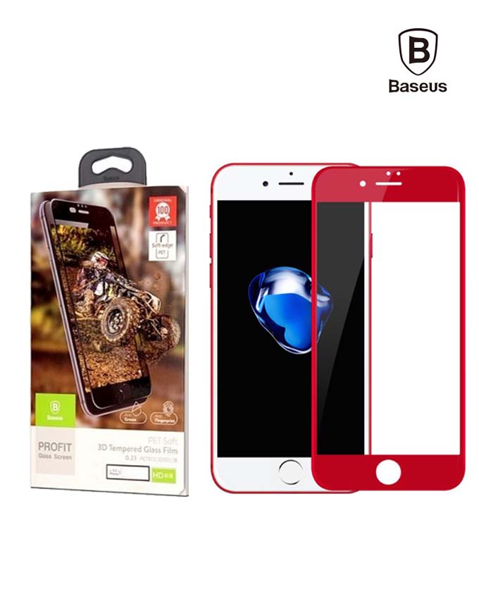 Baseus 0.23 mm PET Soft 3D Tempered Glass Film - iPhone 7 Plus (SGAPIPH7P-PE09)